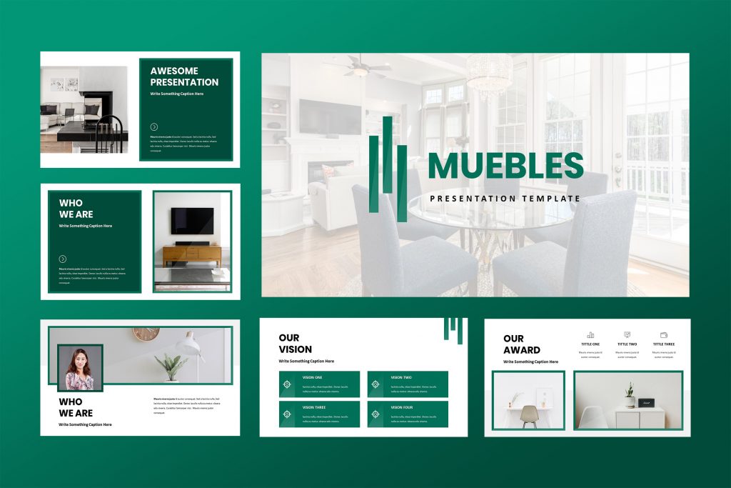 Meubles Powerpoint Presentation | TMint