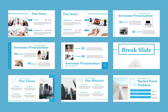 Slowing Presentation Template | TMint