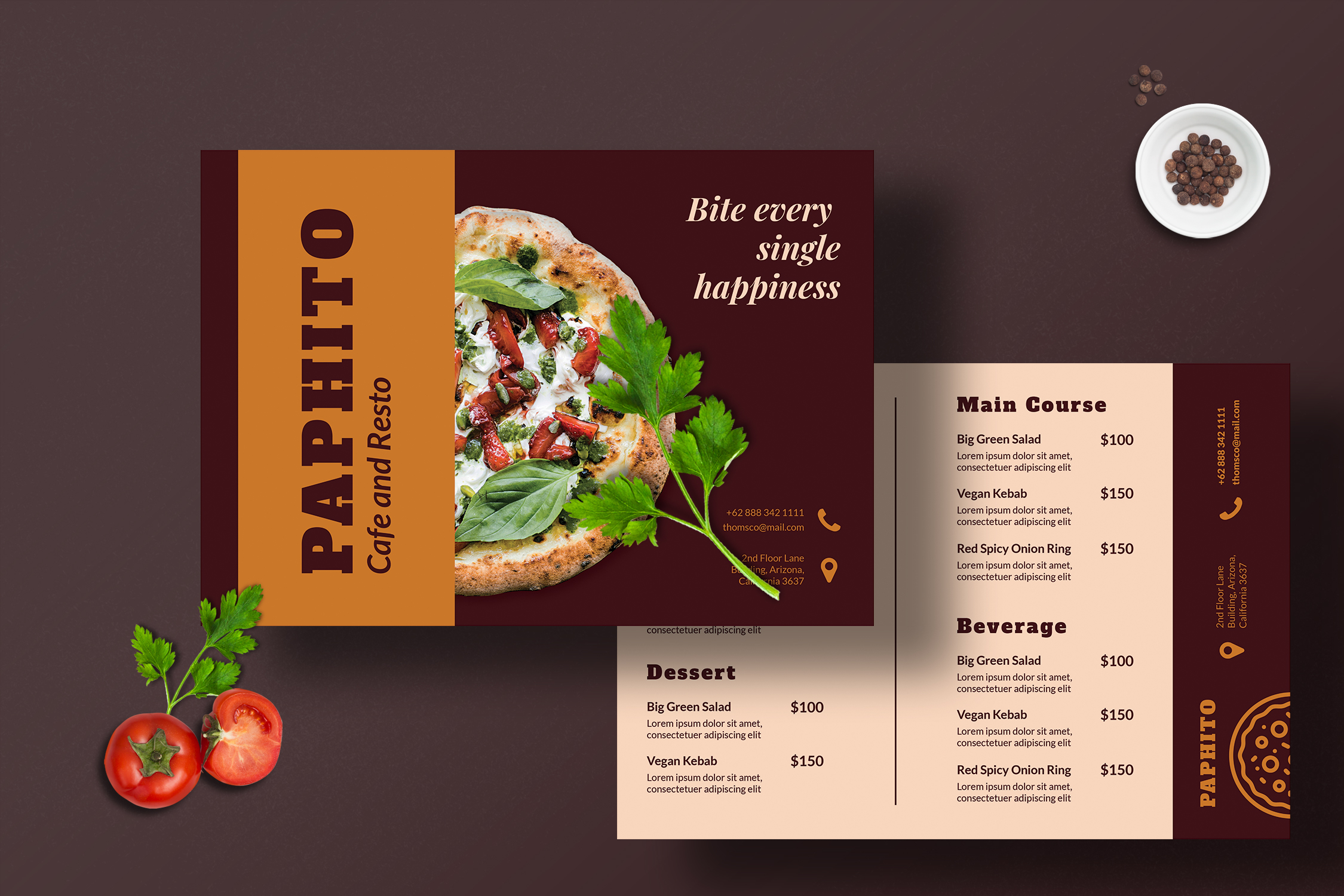 Restaurant Menu Template Tmint