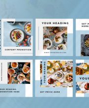 One - Food Social Media Kit