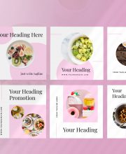 Three - Food Social Media Kit