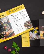 Bifold Restaurant Menu Template
