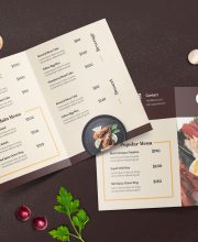 Bifold Restaurant Menu Template