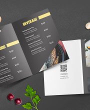 Bifold Restaurant Menu Template