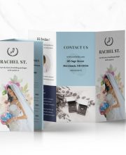 Trifold Weddings Business Brochure