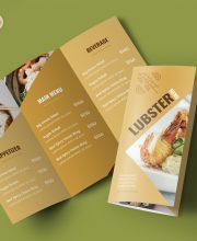 Trifold Restaurant Menu