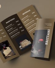 Trifold Restaurant Menu