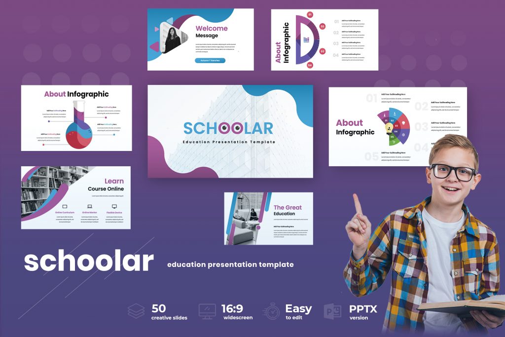 Schoolar Powerpoint Presentation | TMint