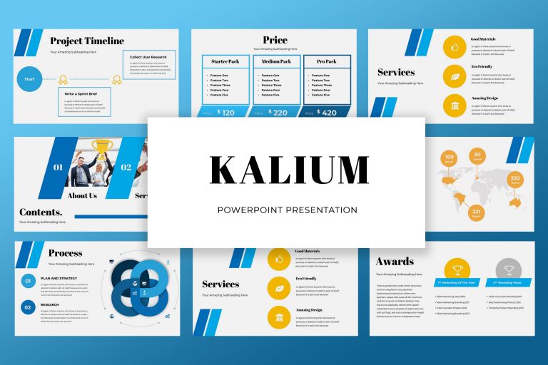 Kalium Presentation Template | TMint