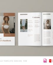 Minimalist  Workbook Template