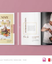 Gummy - Cooking Book Magazine Template