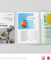 Cooking Book Magazine Template