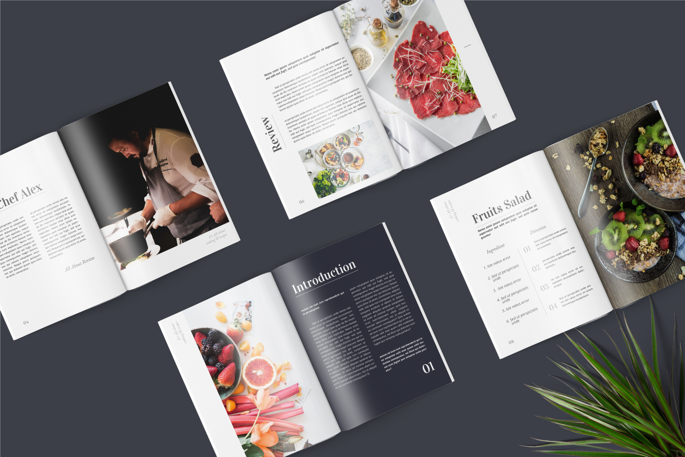 Food Magazine Template  TMint Pertaining To Magazine Template For Microsoft Word
