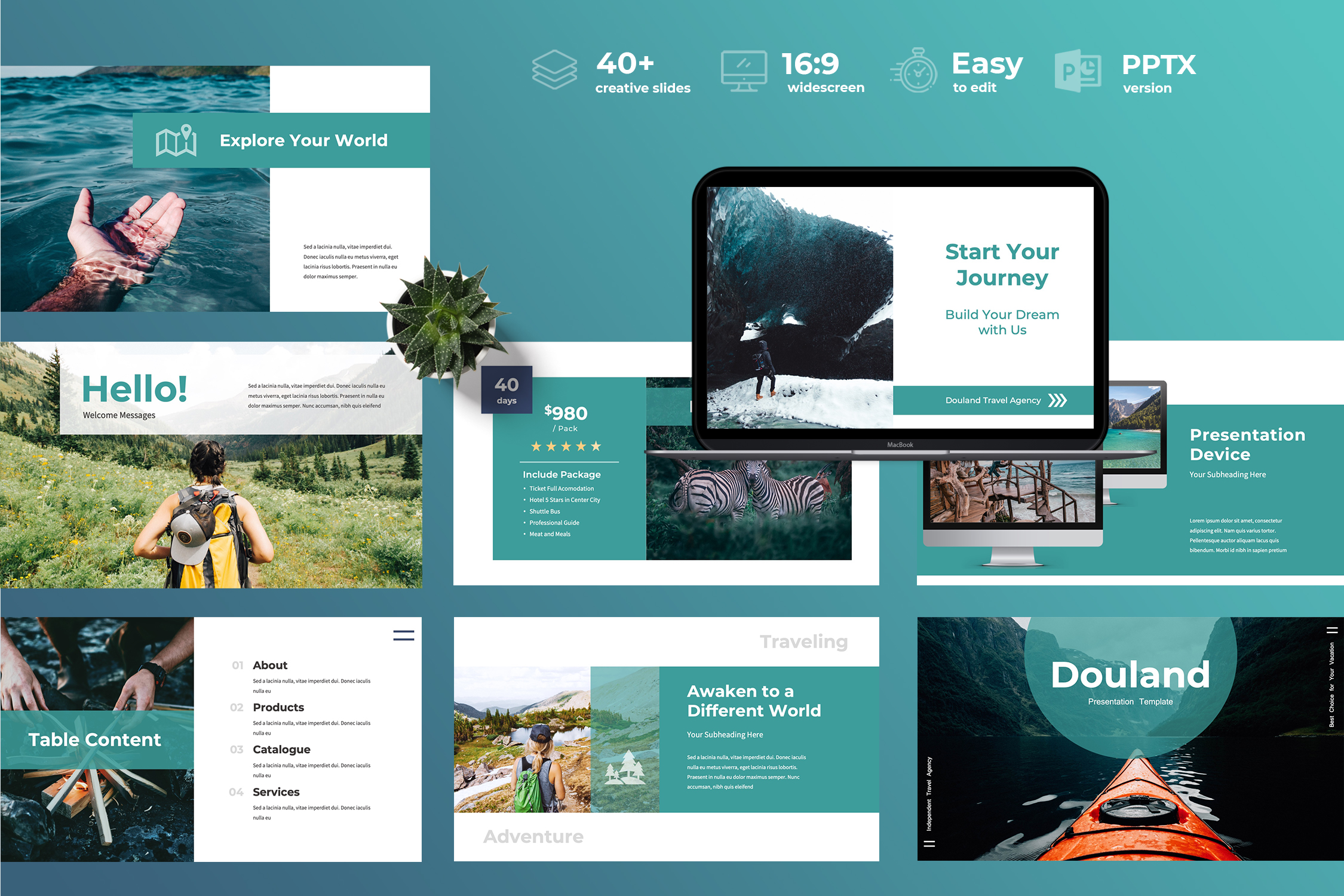 Tourism Powerpoint Template