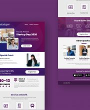 Startup Workspace Email Newsletter UI Template