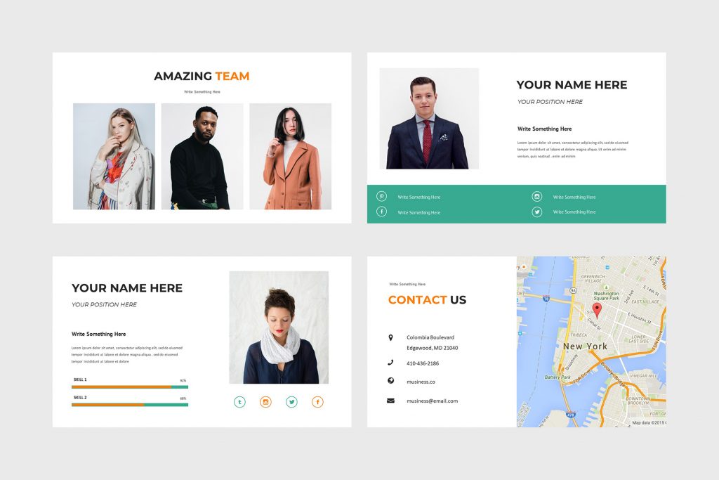 Musiness Presentation Template | TMint