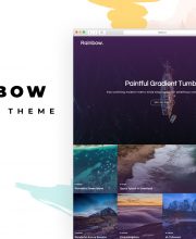 Rainbow Tumblr Theme