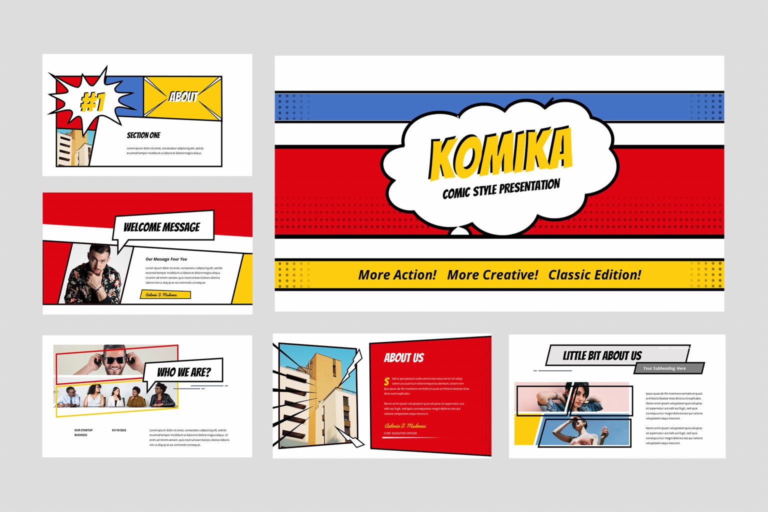 Komika Presentation Template | TMint