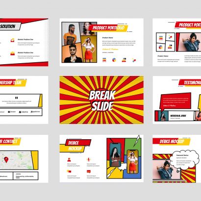Komika Presentation Template | TMint