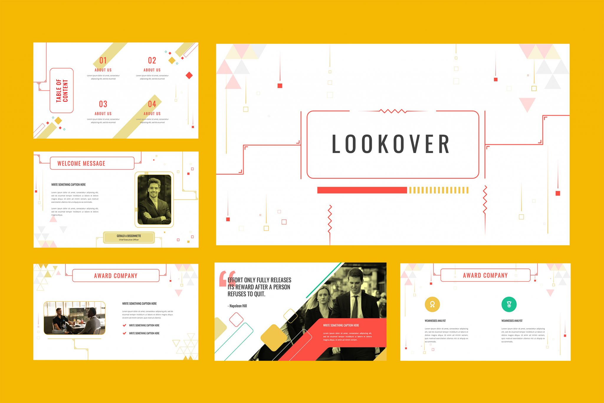 Lookover – Business Style Powerpoint Template | TMint