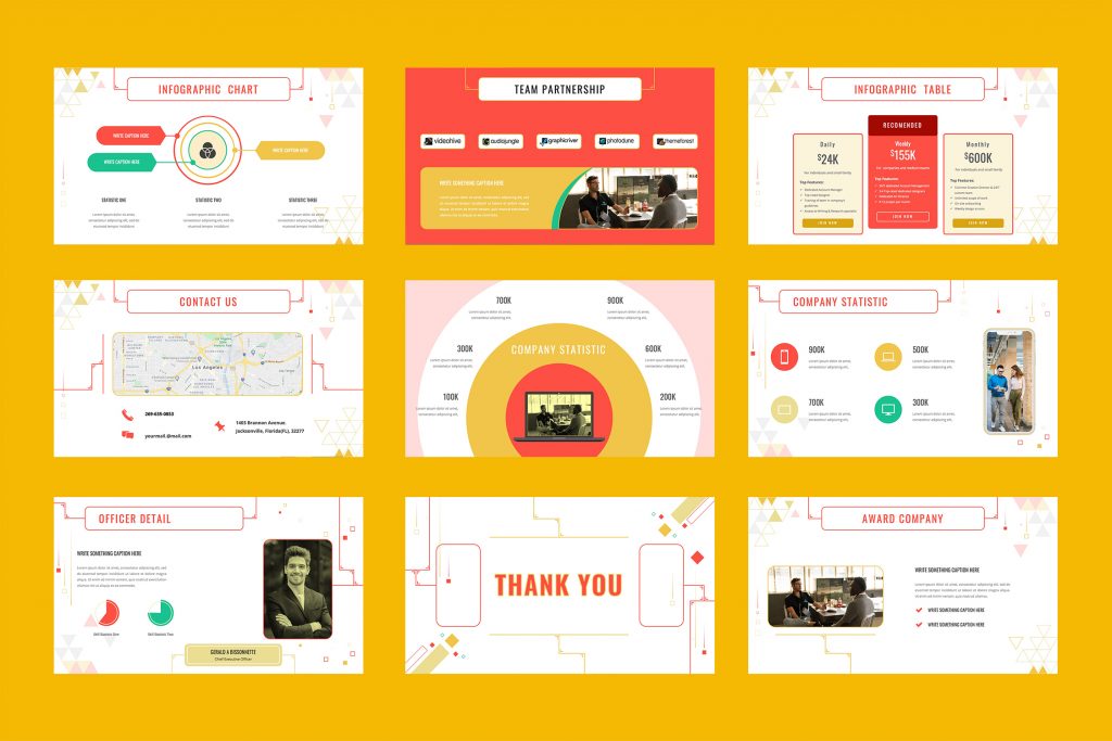Lookover Presentation Template | TMint