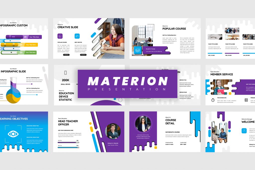 Materion – Education Style Powerpoint Template | TMint