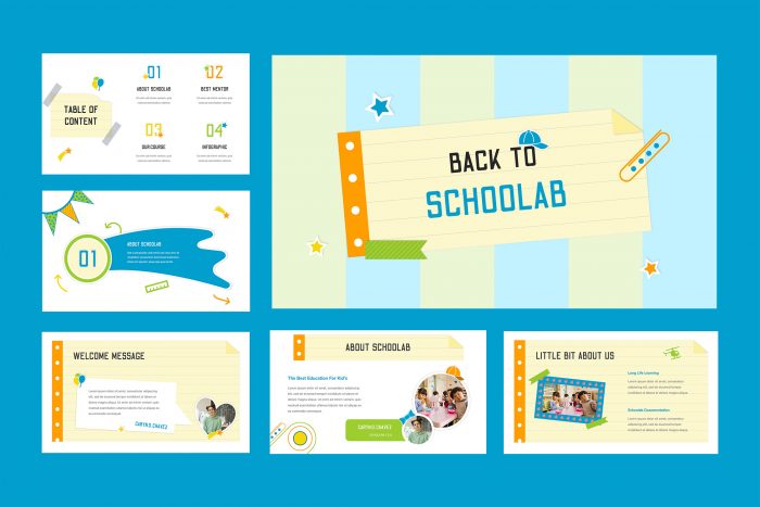 Schoolab Presentation Template | TMint