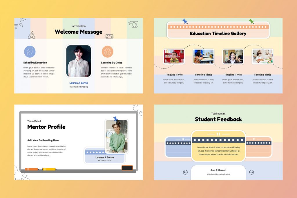 Whiteboard – Education Style Powerpoint Template | TMint