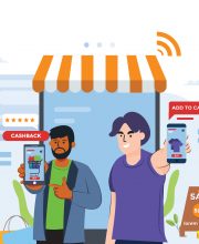 Online Shop Activity Illustration