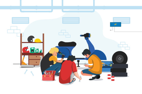 17. Automotive Illustration