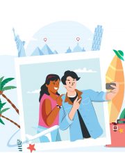 Summer Holiday Illustration