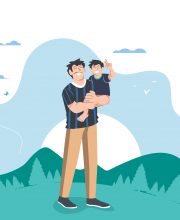 Fathers Day Illustration