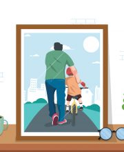 Fathers Day Illustration