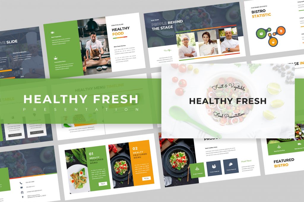 Healthy Food – Powerpoint Template | TMint