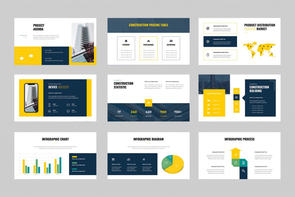 Construction Presentation Template | TMint