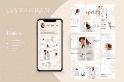 Home - Instagram Stories & Post Template