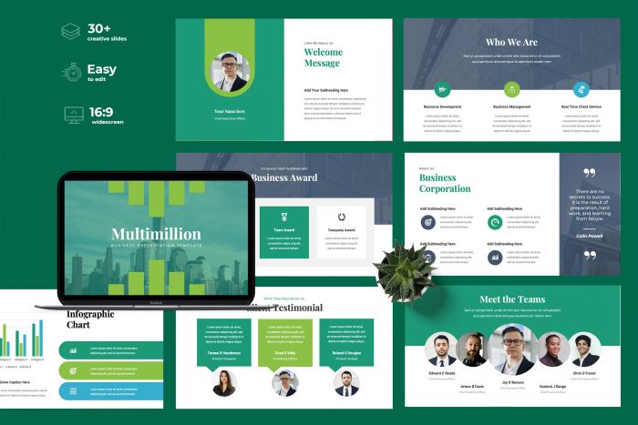 Multimilion Powerpoint Template | TMint