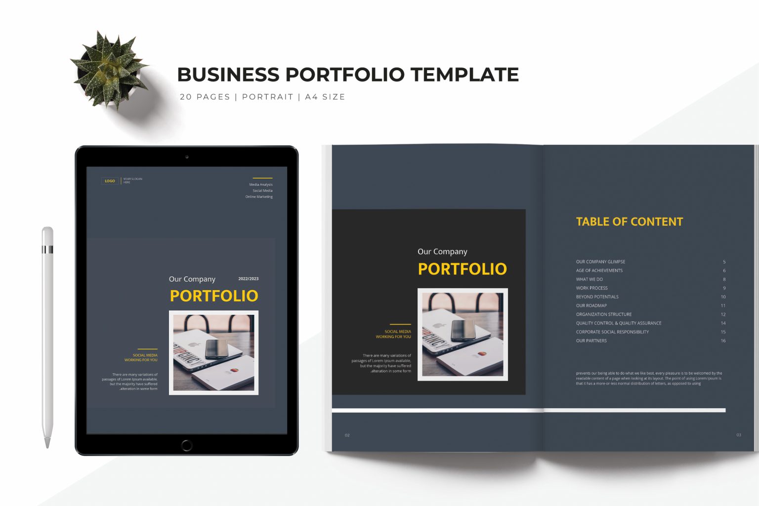 Business Portfolio Template TMint Business Portfolio Template