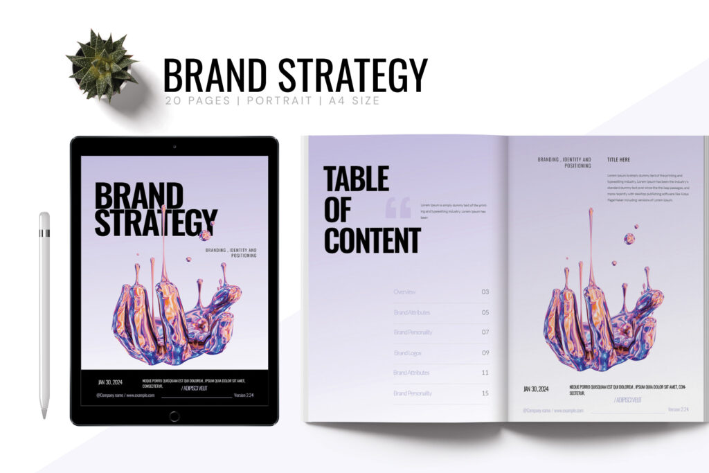 Professional Brand Strategy Template | TMint