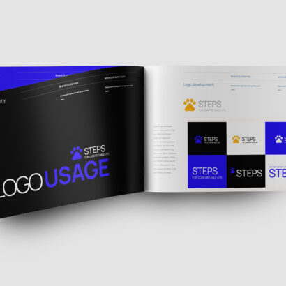 Project Brand Guideline Adobe Indesign Template | TMint