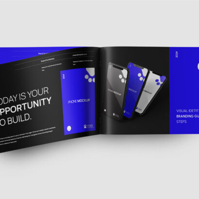 Project Brand Guideline Adobe Indesign Template | TMint