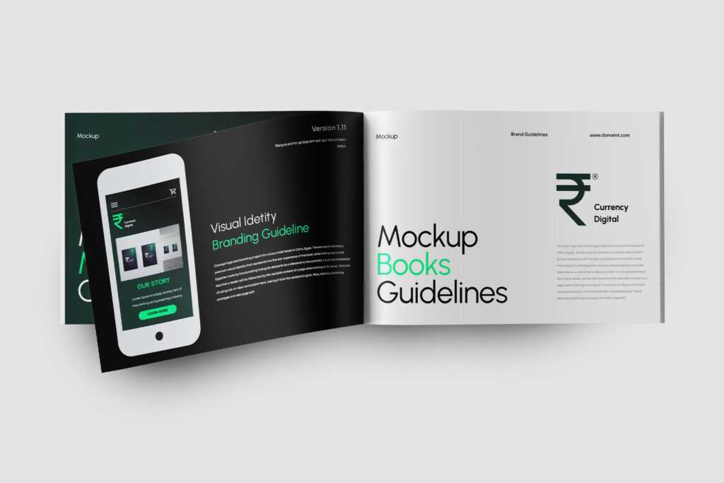 Project Brand Guideline Adobe Indesign Template | TMint
