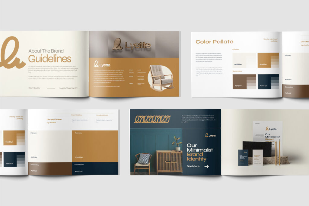 Project Braqnd Project Brand Guideline Template for Adobe Indesign | TMint