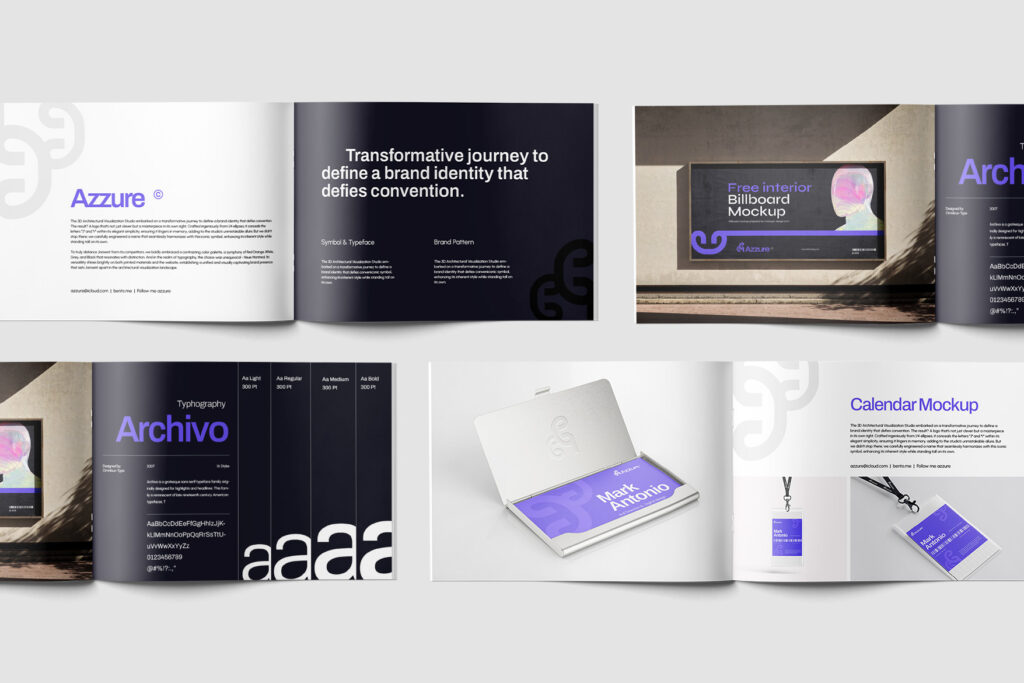 Project Brand Guideline Template for Adobe InDesign | TMint