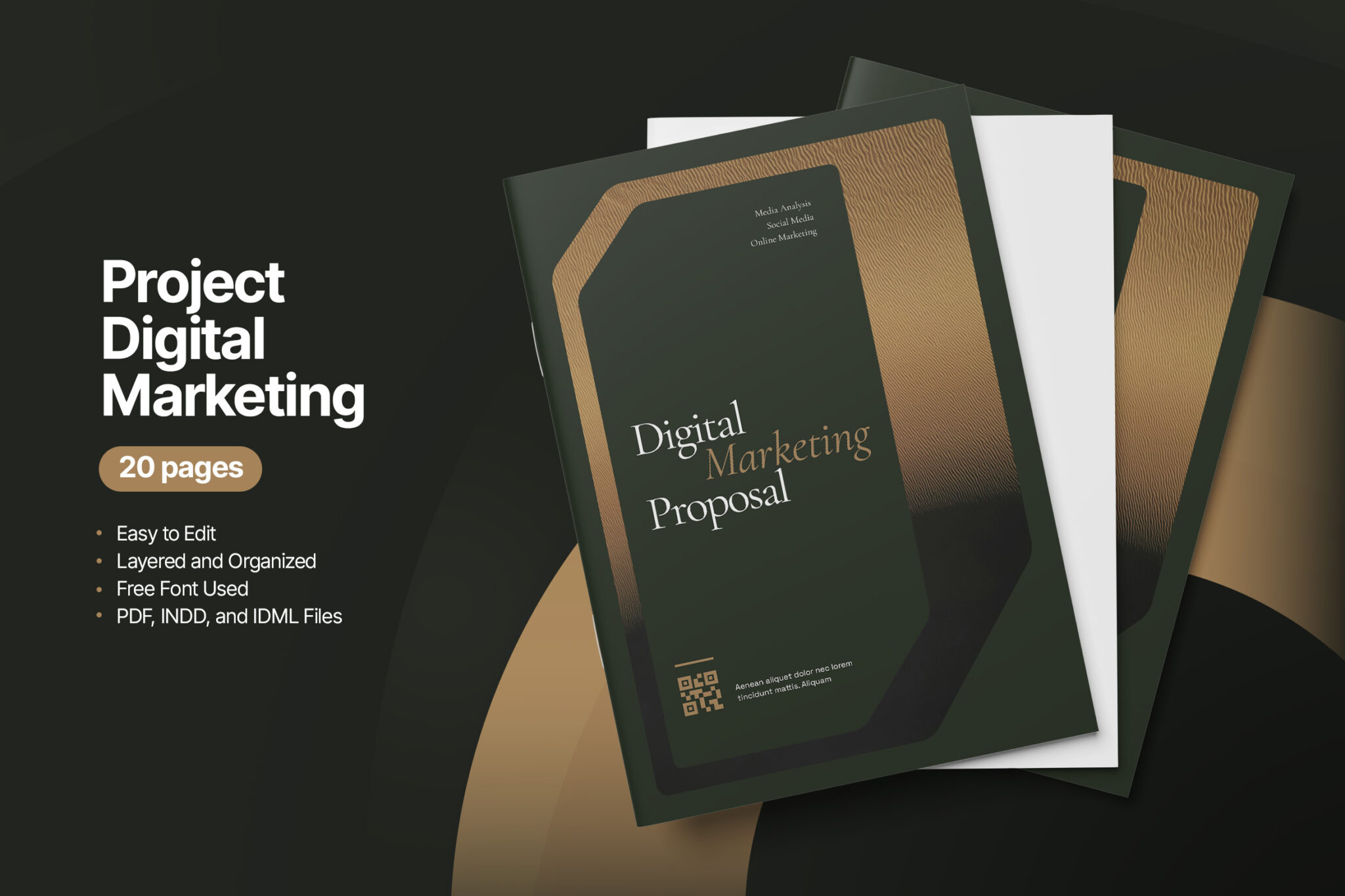 Digital Marketing Template for Adobe InDesign | TMint