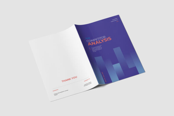 Project Competitor Analysis Template for Adobe InDesign