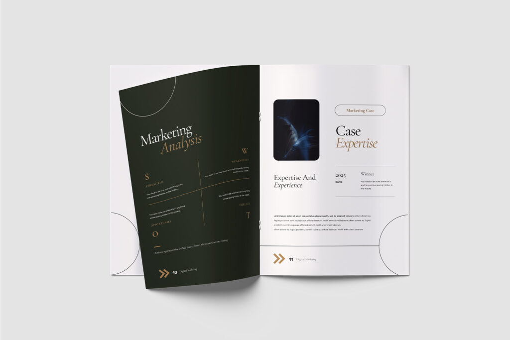Digital Marketing Template for Adobe InDesign | TMint